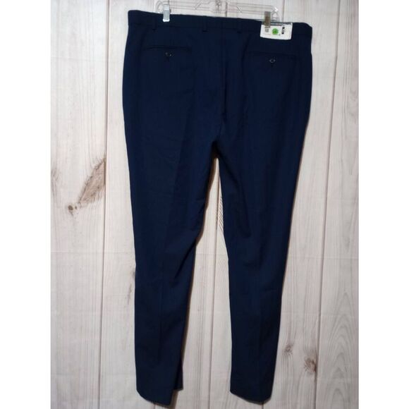 Van Heusen Pants Men's 48 Blue Dress Pants - Picture 2 of 8